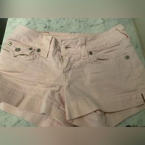 True Religion Light Pink Shorts